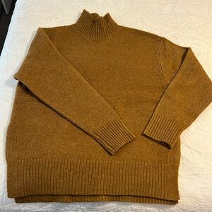 Double Zero Mock Neck Sweater